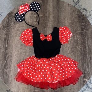 Minnie Mouse Toddler Girl 2 Piece Costume